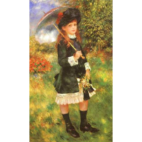 Young Girl with Parasol (Aline Nunes)