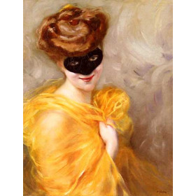 Lady At A Masked Ball