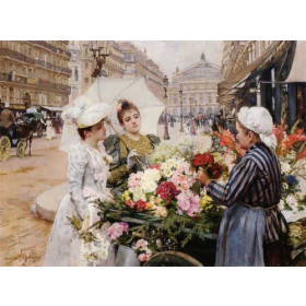 The Flower Seller, Avenue de LOpera, Paris