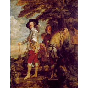 Charles I,King of England, at the Hunt