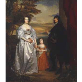 James, Seventh Earl of Derby, His Lady and Child