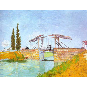 Drawbridge with Lady with Parasol