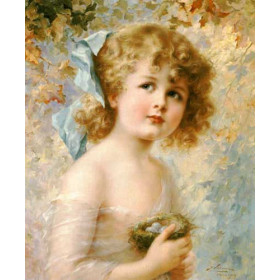 Girl Holding a Nest