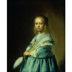 Portrait of a Girl Dressed in Blue