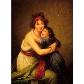 Madame Vigee-Le Brun and her daughter