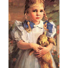 Girl with Teddy Bear