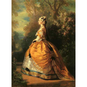 The Empress Eugenie a la Marie-Antoinette