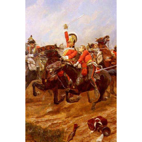 Life-Guards Charging At The Battle Of Waterloo