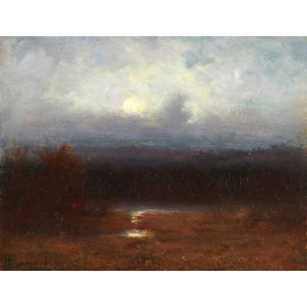 Abstract Landscape at Dusk