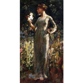 Alexander, John White(USA) - Girl with Lilies