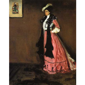 Alfred Henry Maurer - Woman in Pink, Portrait of Roselle Fitzpatrick