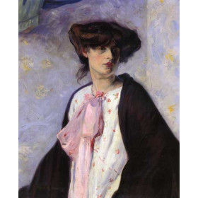 Alfred Henry Maurer - Woman with a Pink Bow