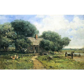 Andrew W. Melrose - A Farm Along the River