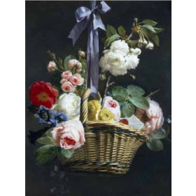 Antoine Berjon - Romantic Basket of Flowers