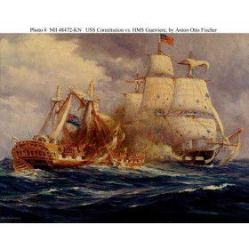 Anton Otto Fischer - USS Constitution vs. HMS Guerriere