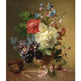 Arnoldus Bloemers - A Flower Still Life