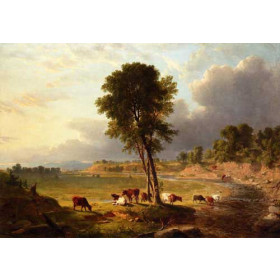 Asher B. Durand - View in the Catskills