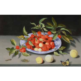 Balthasar Ast - Still Life of Cherries and Peaches