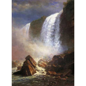 Bierstadt, Albert - Falls of Niagara from Below