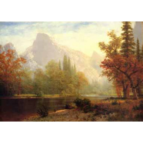 Bierstadt, Albert - Half Dome Yosemite