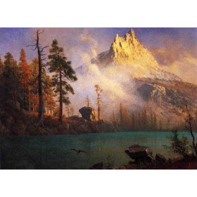 Bierstadt, Albert - Mountain Lake