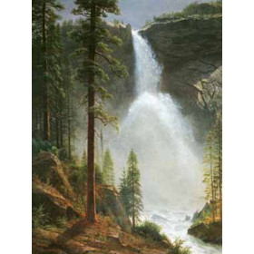 Bierstadt, Albert(USA) - Nevada Falls