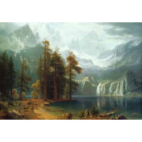 Bierstadt, Albert(USA) - Sierra Nevada in California