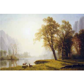 Bierstadt, Albert(USA) - Yosemite Valley