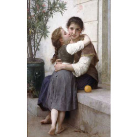 Bouguereau, William - A Little Coaxing