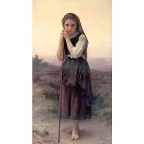 Bouguereau, William - Little Shepherdess