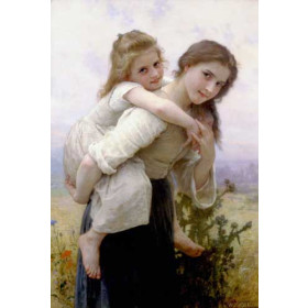 Bouguereau, William - Not Too Much To Carry