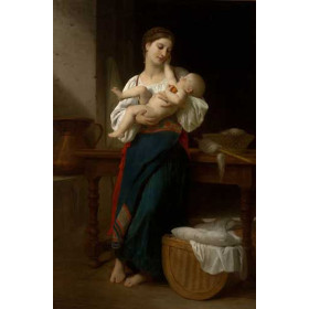 Bouguereau, William - Premieres Caresses