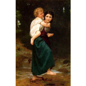 Bouguereau, William - The Crossing of the Ford