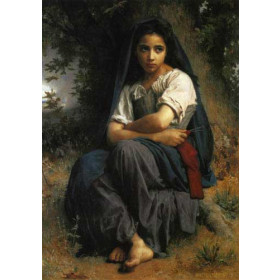 Bouguereau, William - The Little Knitter