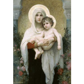 Bouguereau, William - The Madonna of the Roses