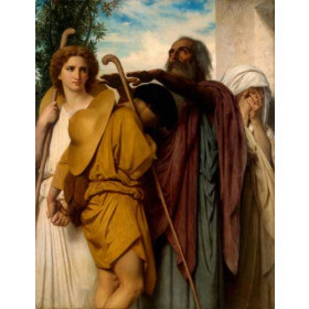 Bouguereau, William - Tobias Saying Good-Bye to his Father