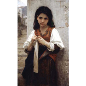 Bouguereau, William - Tricoteuse