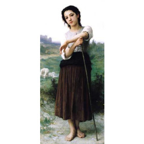 Bouguereau, William - Young Shepherdess Standing