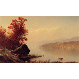 Bricher, Alfred Thompson - Up the Hudson