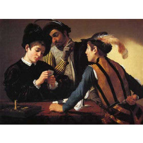 Caravaggio, Michelangelo Merisi da - The Cardsharps (I Bari)