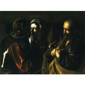 Caravaggio, Michelangelo Merisi da - The Denial of St. Peter