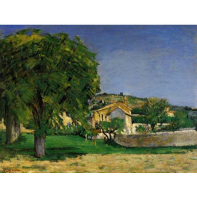 Cezanne, Paul - Chestnut Trees and Farmstead of Jas de Bouffin