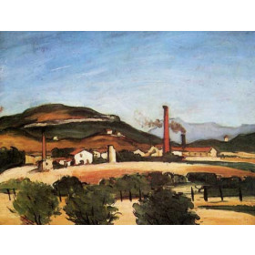 Cezanne, Paul - Factories Near Mont de Cengle