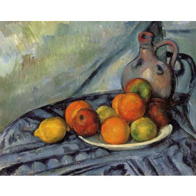 Cezanne, Paul - Fruit and Jug on a Table