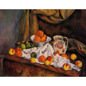 Cezanne, Paul - Fruit Bowl, Pitcher and Fruit