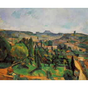 Cezanne, Paul - Houses in Provence - Ile de France Landscape