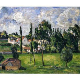 Cezanne, Paul - Houses in Provence, Landscape with a Canal