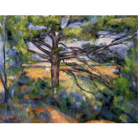 Cezanne, Paul - Large Pine and Red Earth