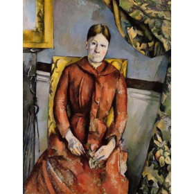 Cezanne, Paul - Madame Cezanne in a Yellow Chair