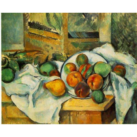 Cezanne, Paul - Table, Napkin and Fruit